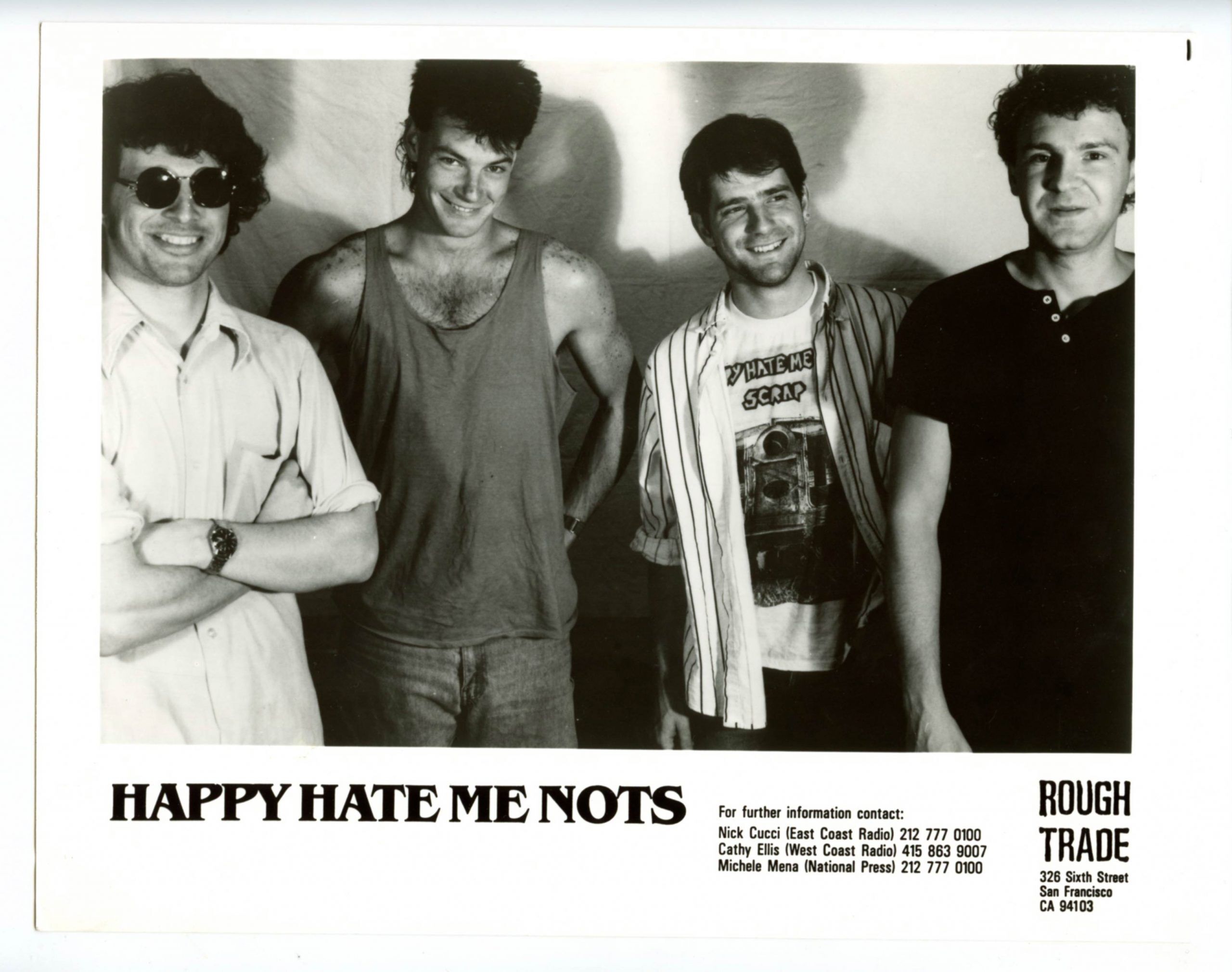 Happy Hate Me Nots Photo 1980s Publicity Promotion