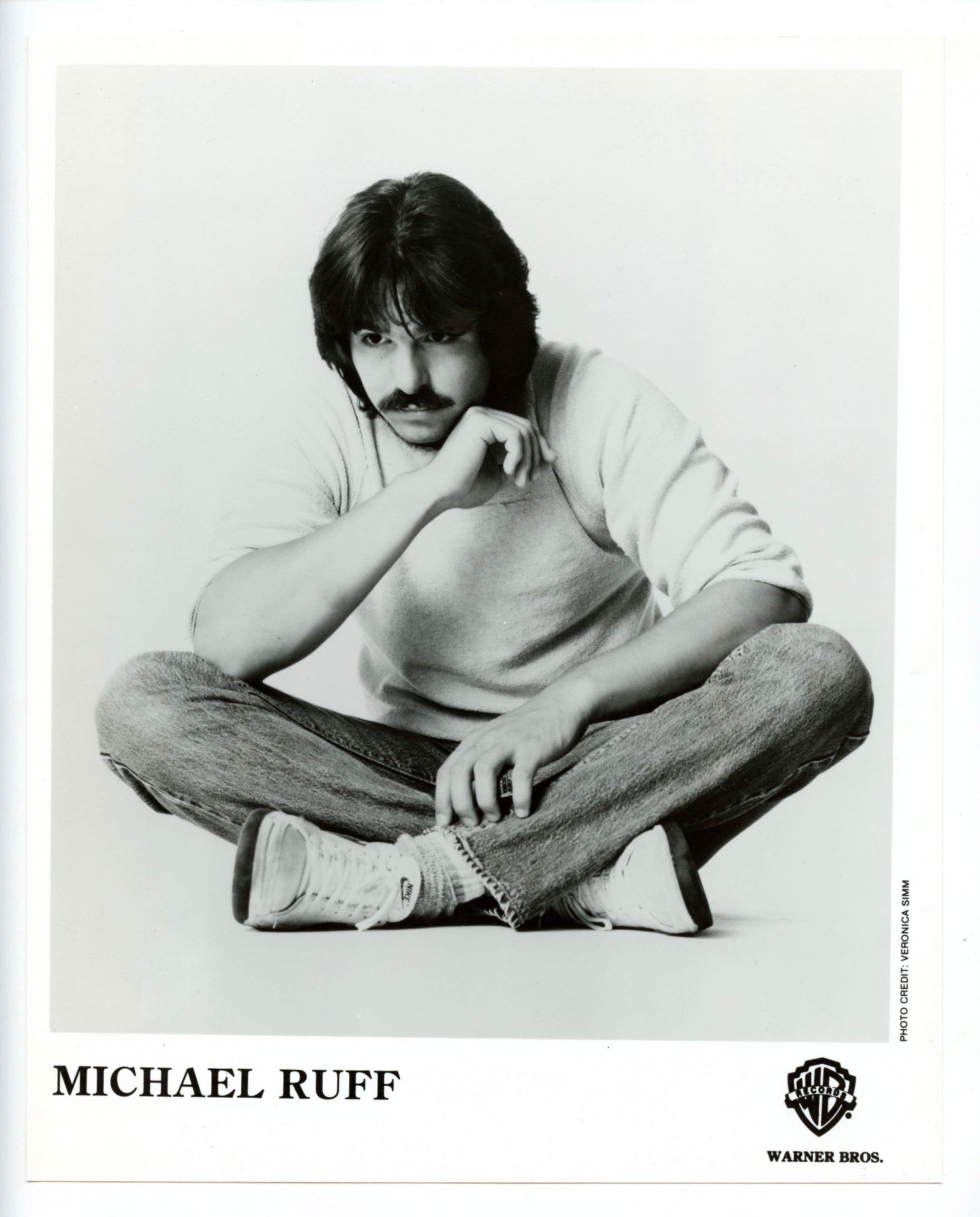 Michael Ruff Photo 1980s Warner Bros Records