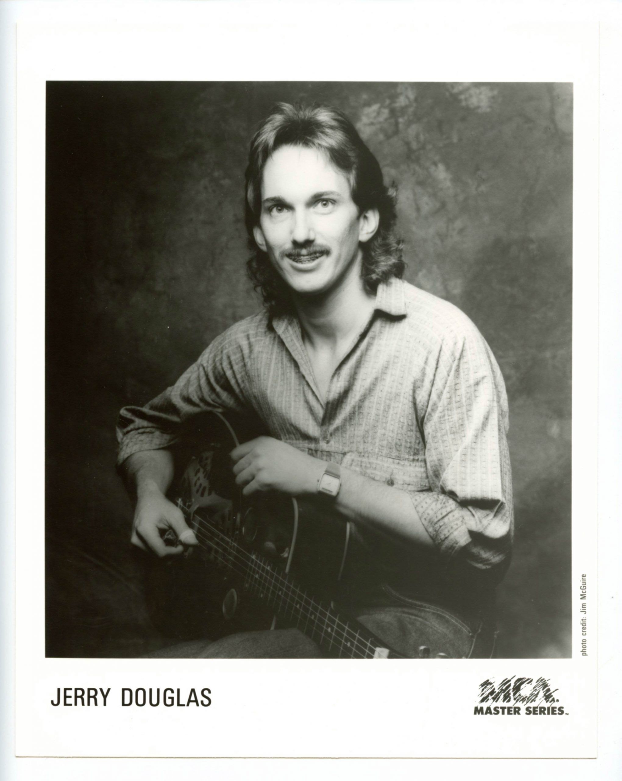 Jerry Douglas Photo 1980s MCA Records