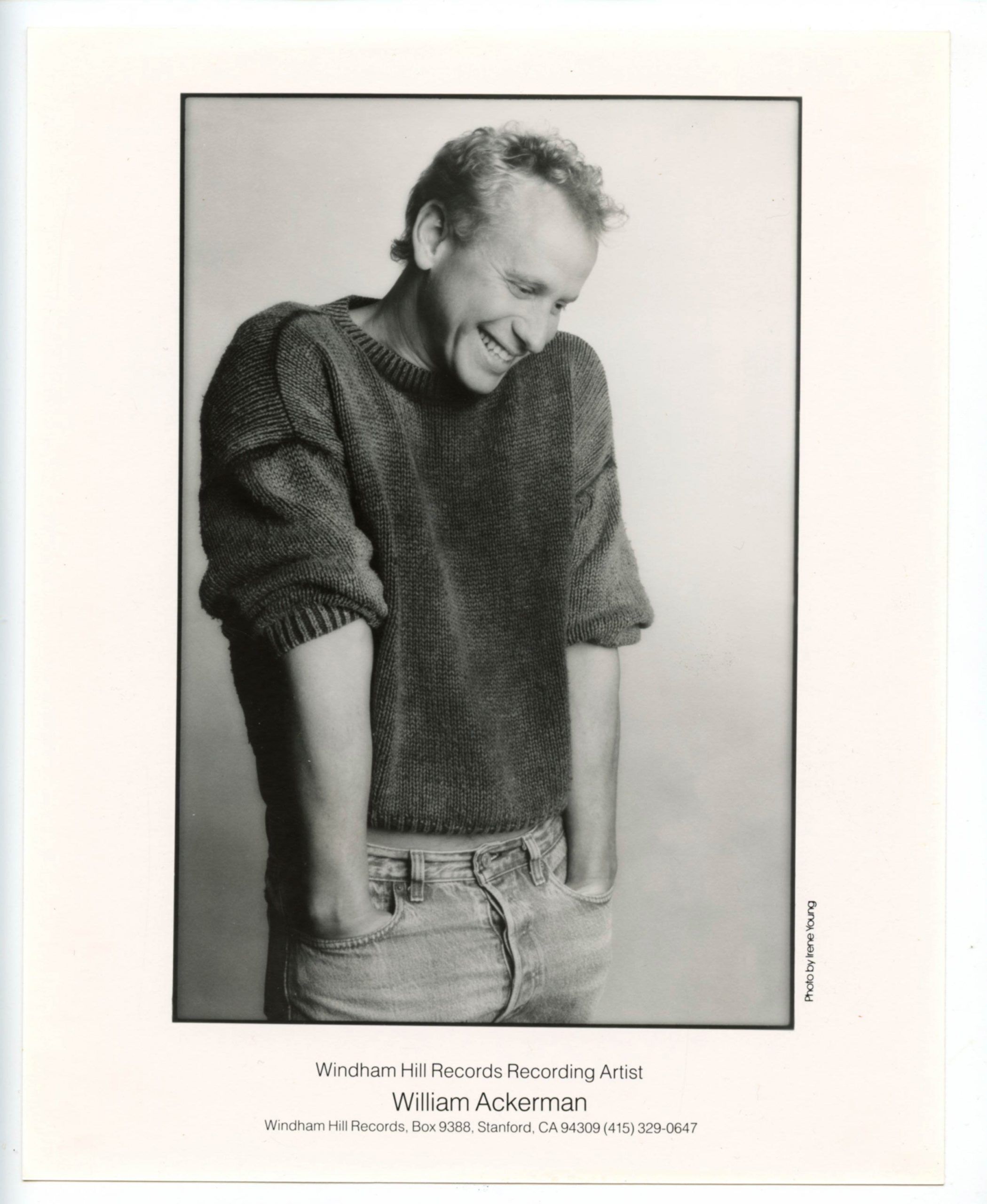 William Ackerman Photo 1980s Windham Hill Records