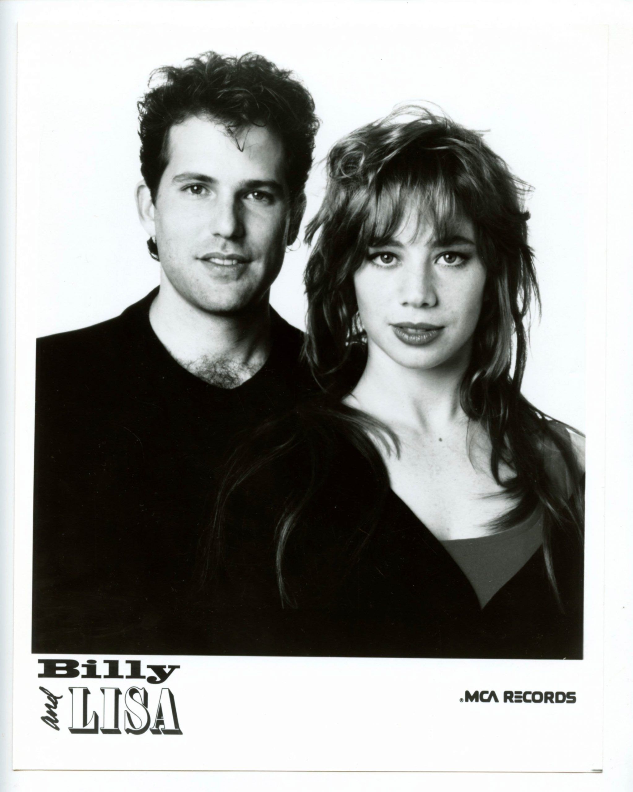 Billy and Lisa Photo 1988 MCA Records