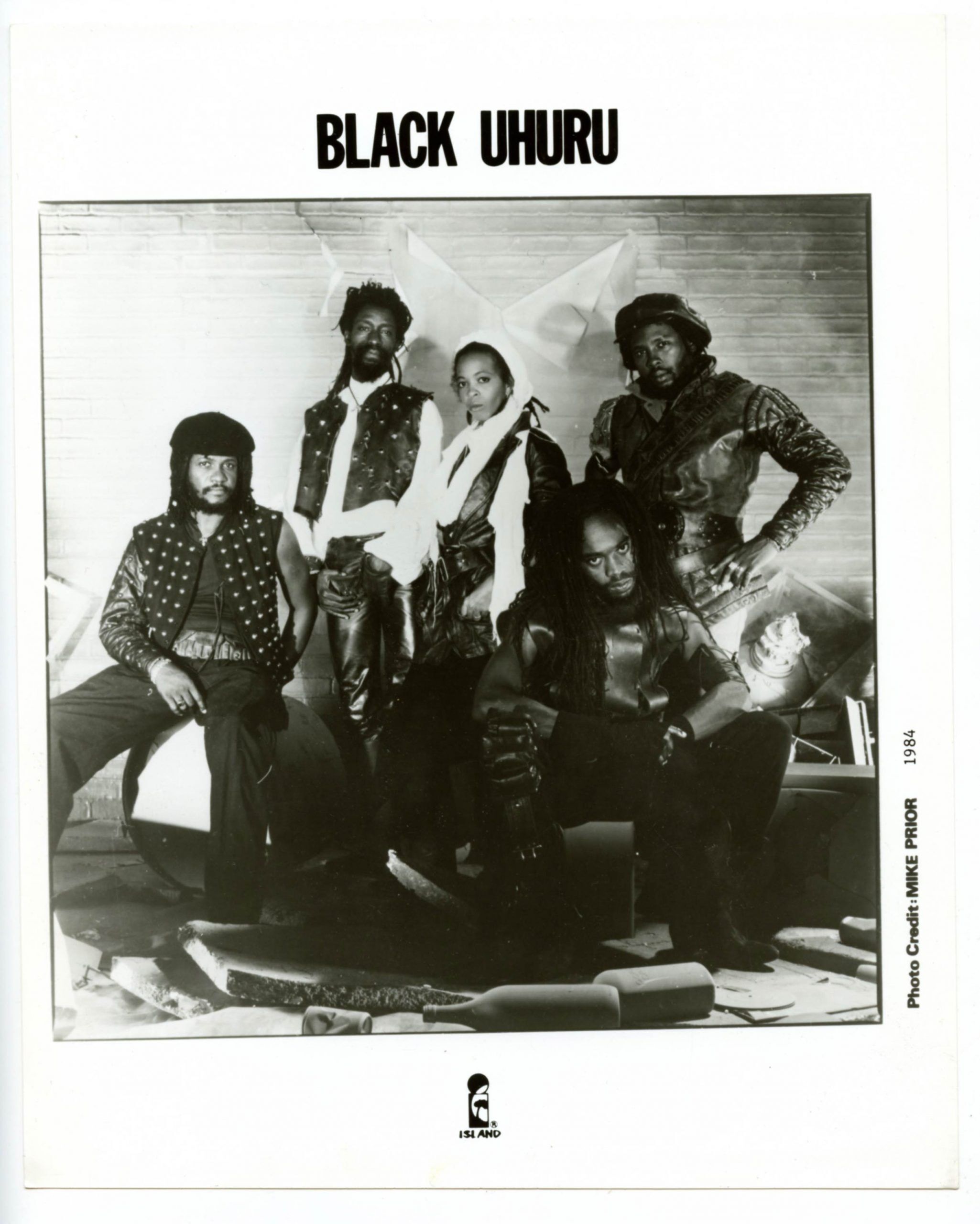 Black Uhuru Photo 1984 Island Records