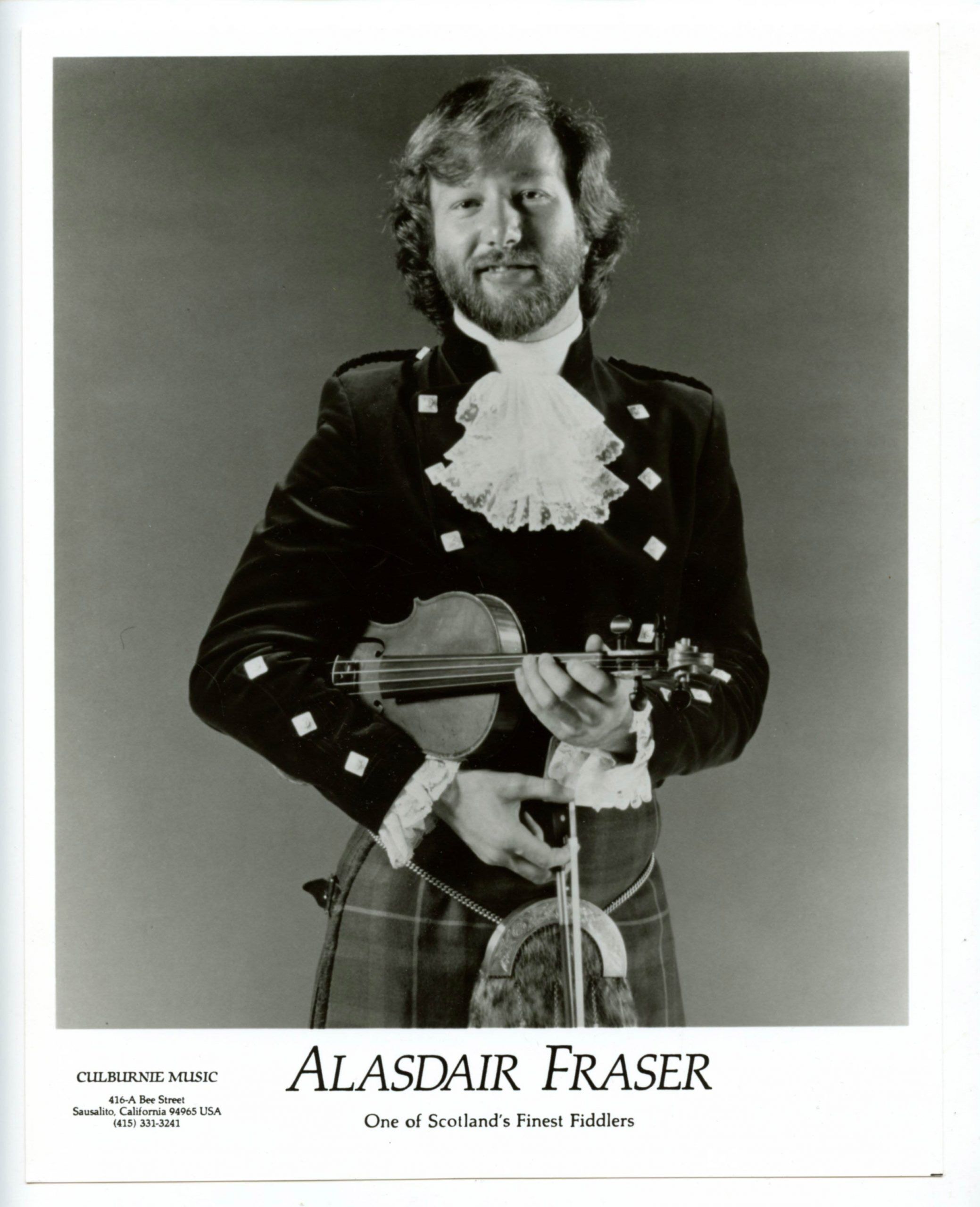Alasdair Fraser Photo 1980s Culburnie Records