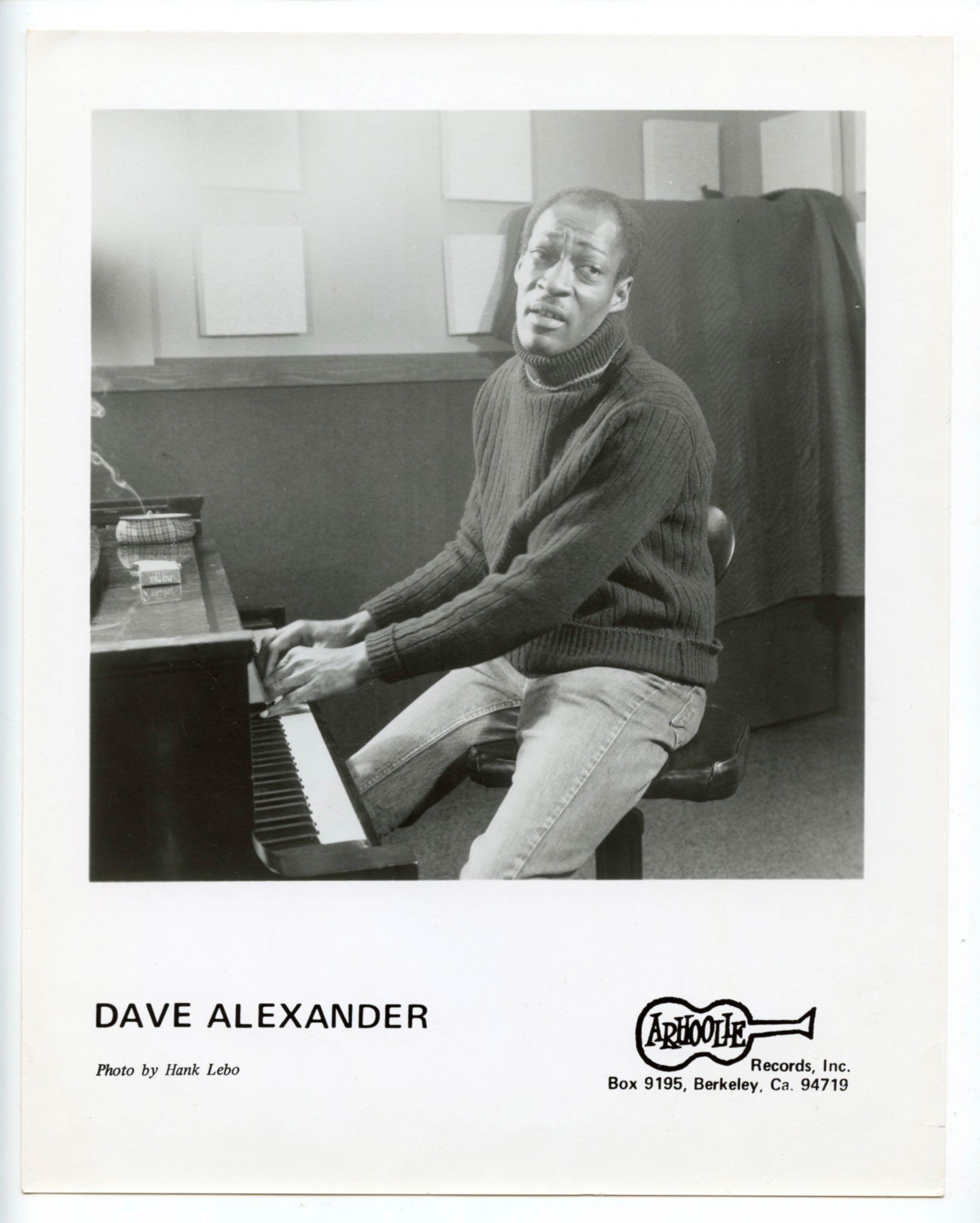 Dave Alexander Photo 1970s Arhoolie Records