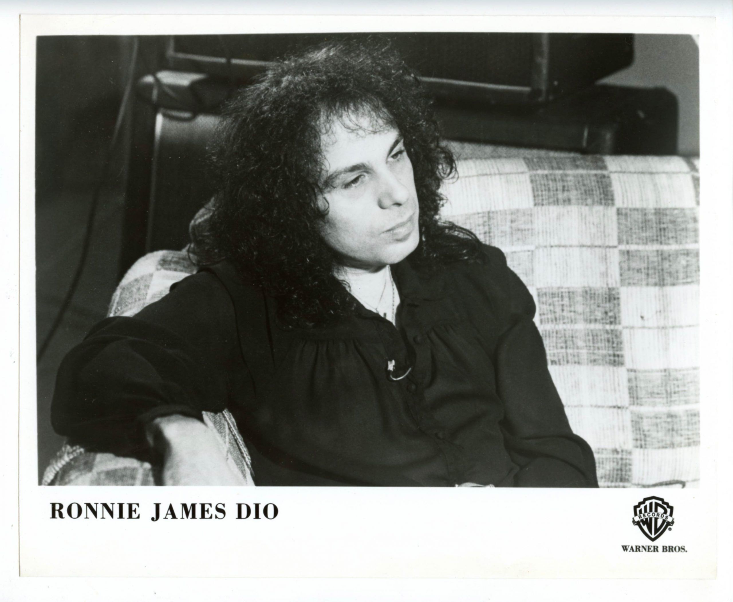 Ronnie James Dio Photo 1980s Warner Bros Records