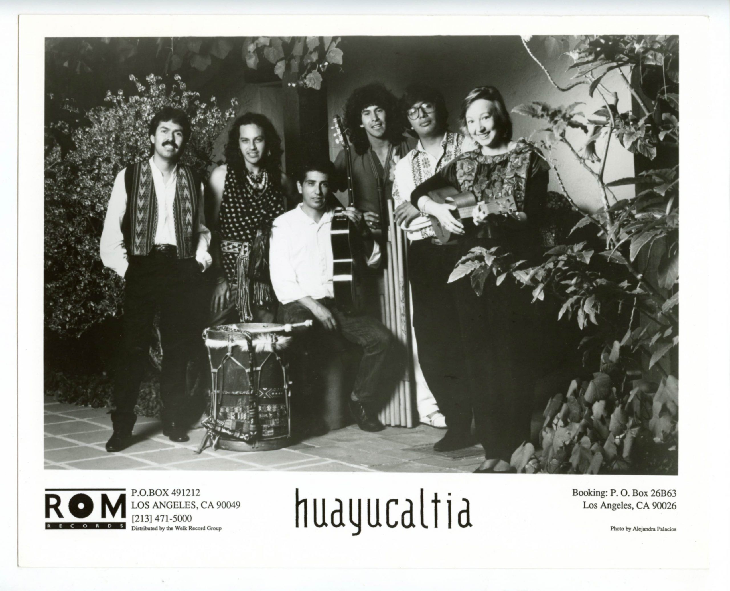 Huayucaltia Photo 1980s Rom Records