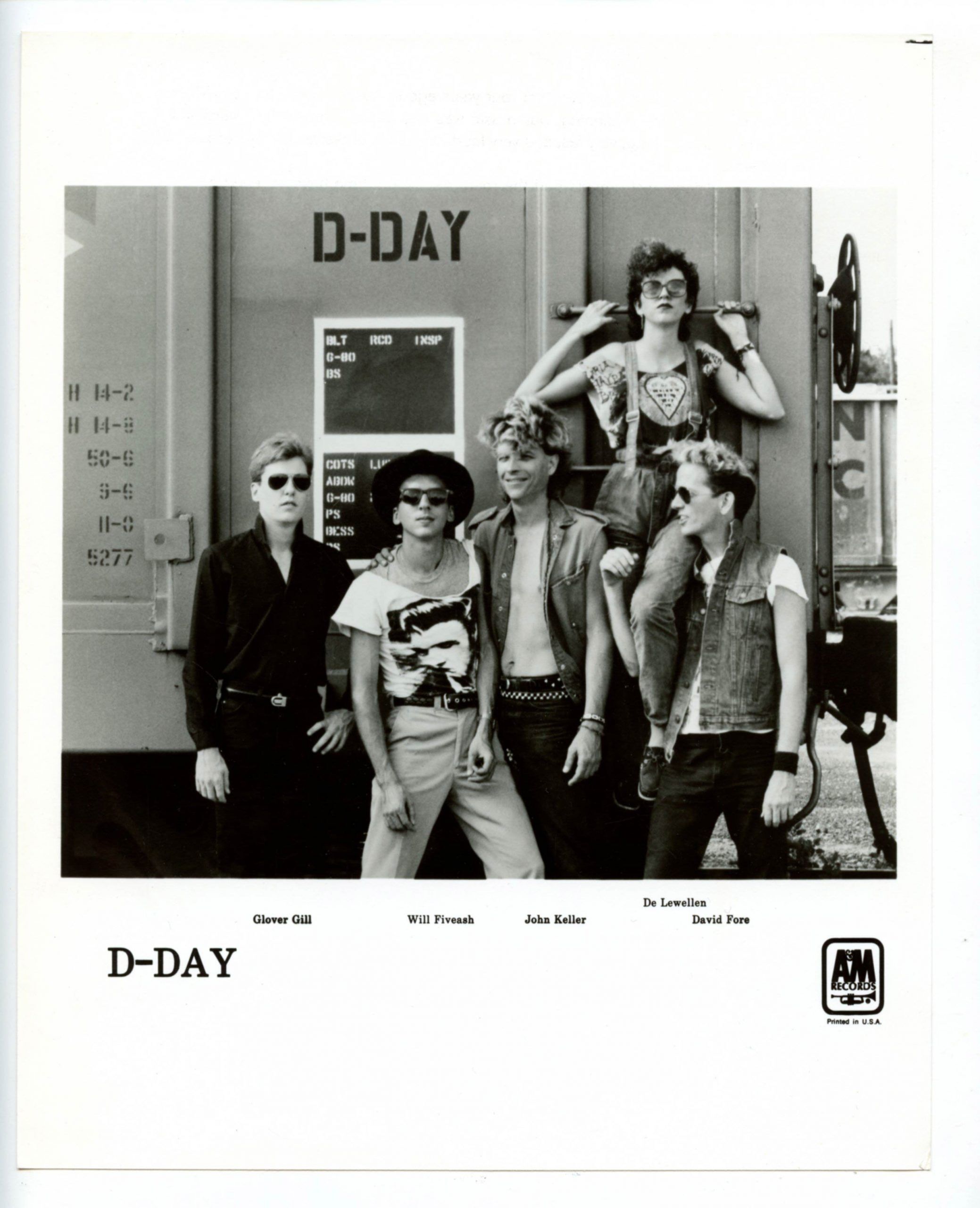D-Day Photo 1983 A&M Records