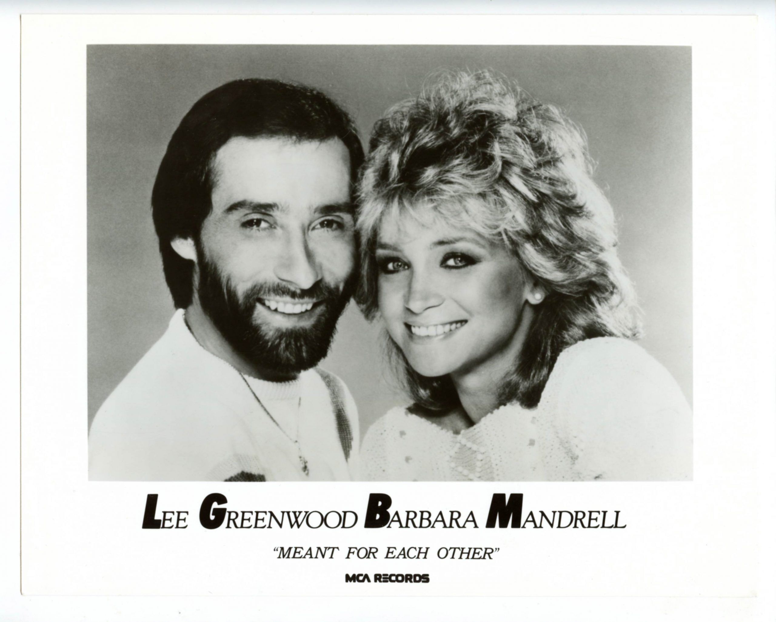Barbara Mandrell Lee Greenwood Photo 1984 MCA Records