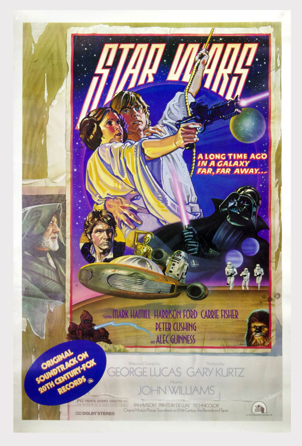 Star Wars Poster A New Hope 1978 Original Movie Soundtrack Album Promotion