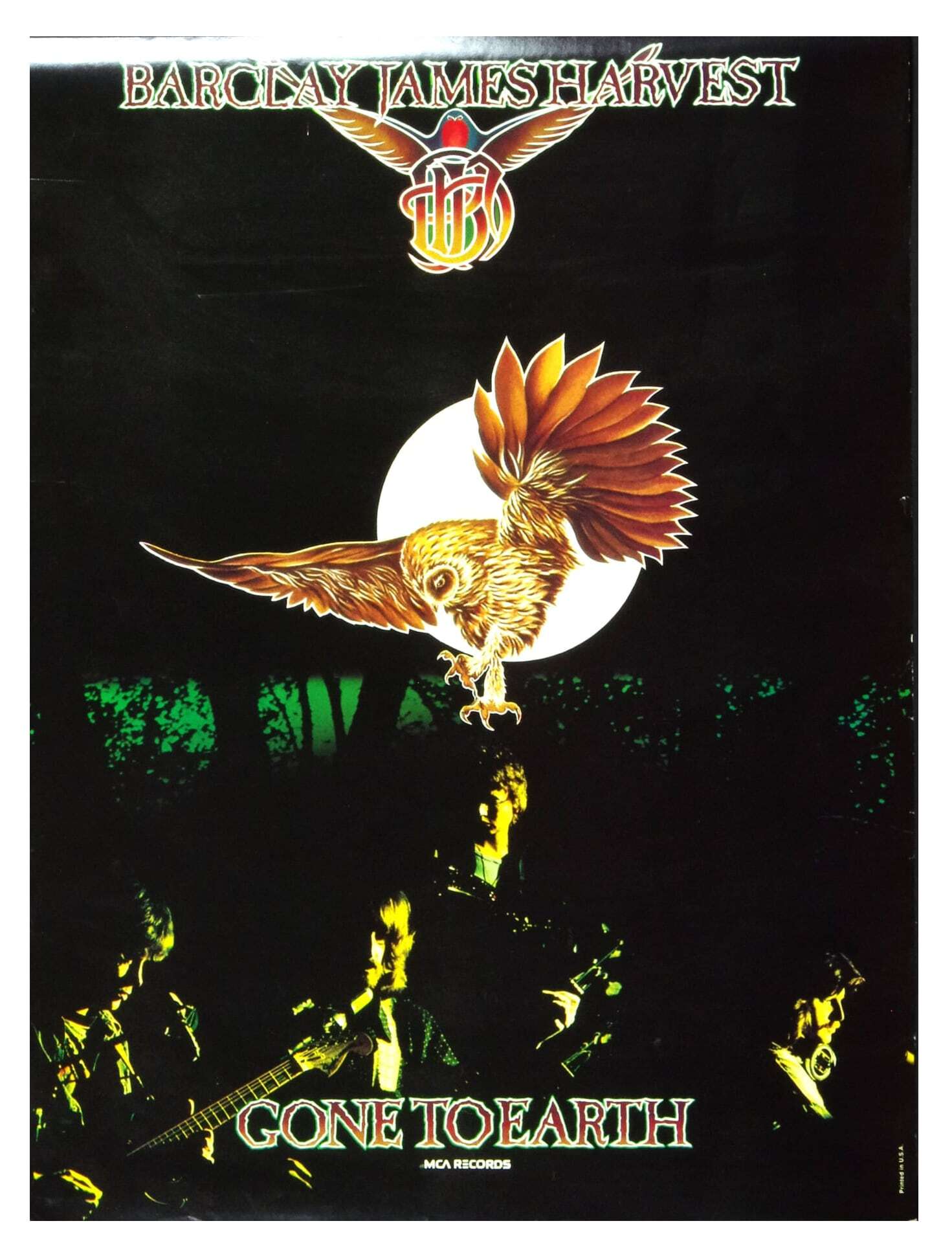 Barclay James Harvest Poster 1977 Gone To Earth Album Promotion