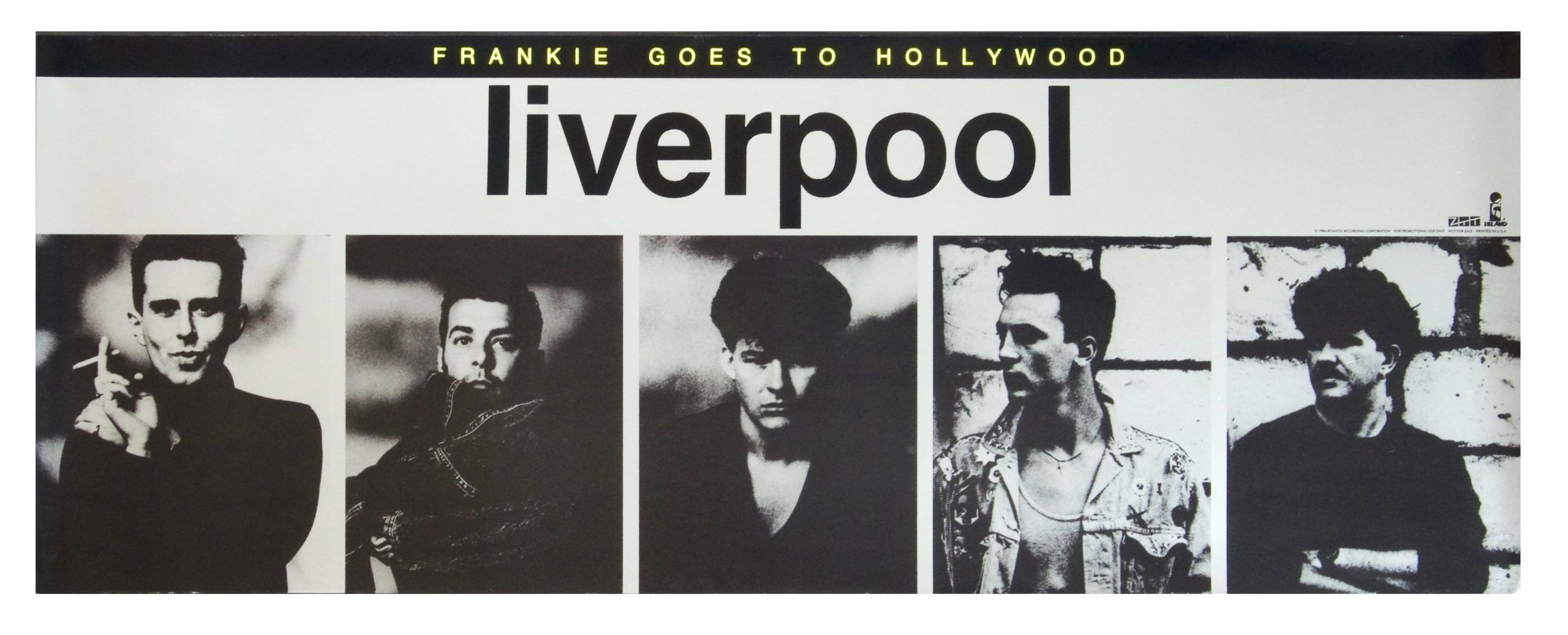 Frankie Goes Hollywood Poster 1986 Liverpool Album Promotion