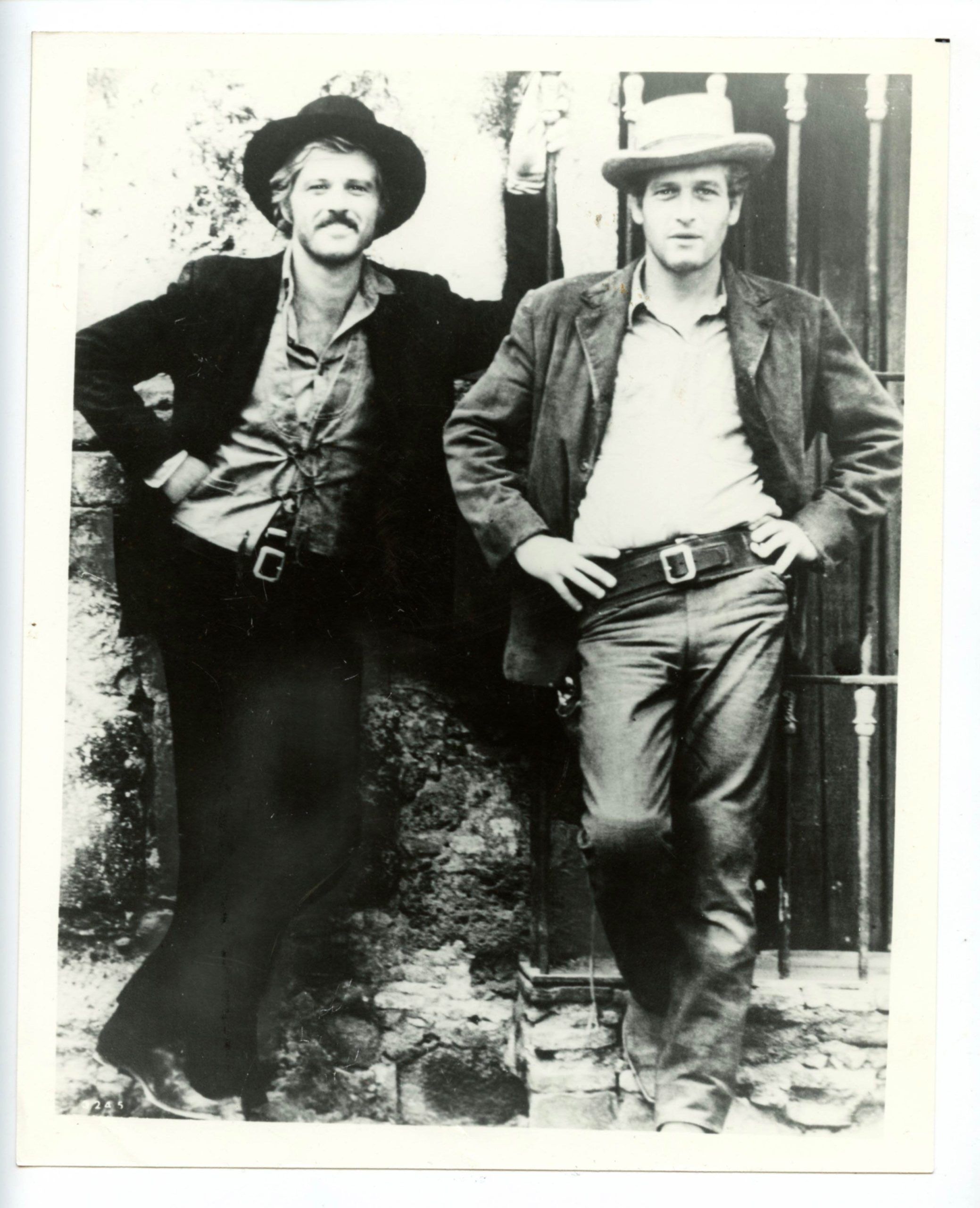 Paul Newman Robert Redford Photo 1969 Butch Cassidy and the Sundance Kid Original vintage