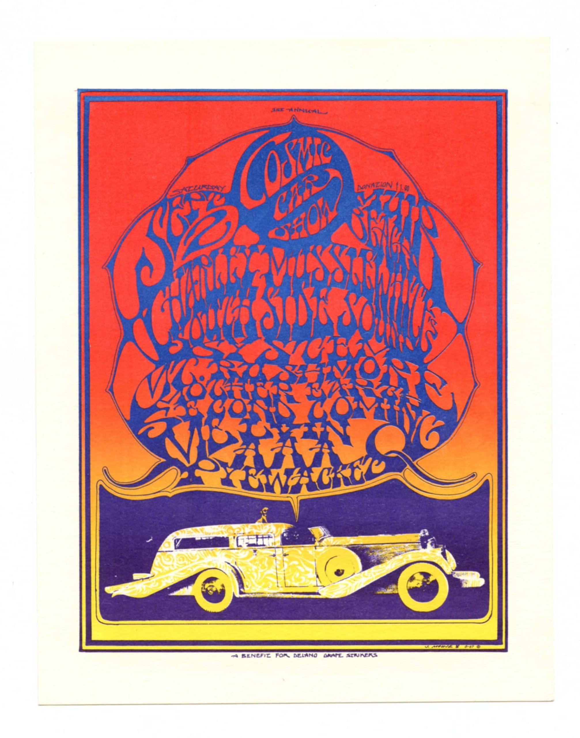 Cosmic Car Show 1967 Sep 2 Charlie Musselwhite Muir Beach AOR 2.298