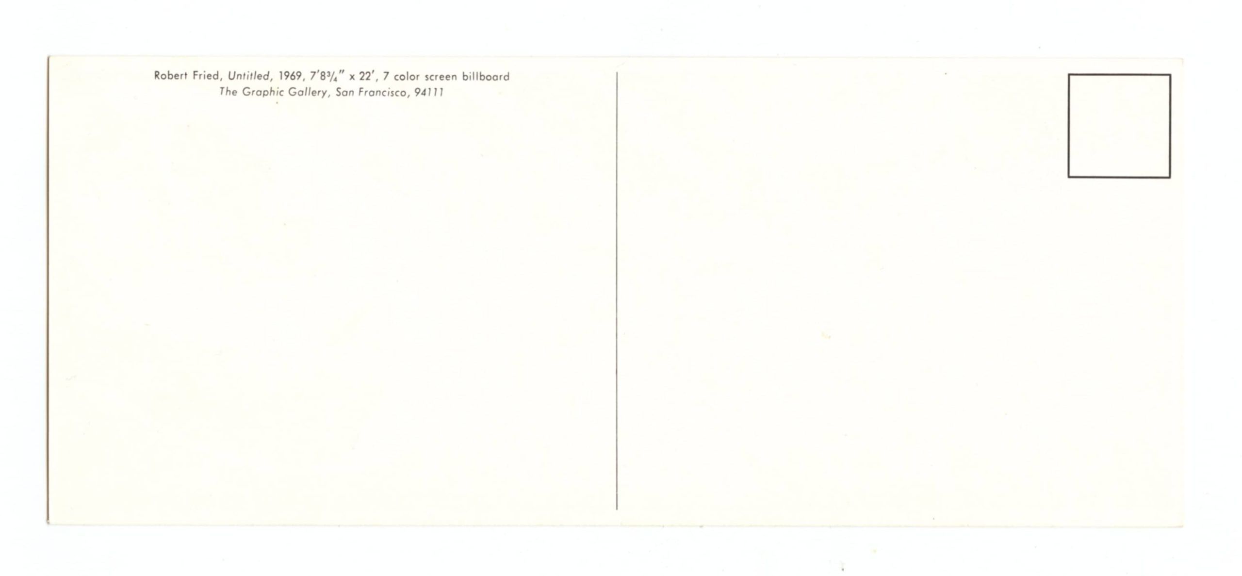 Family Dog Avalon Ballroom Billboard Sale Promotion Postcard 1967 Bob Fried AOR 2.367