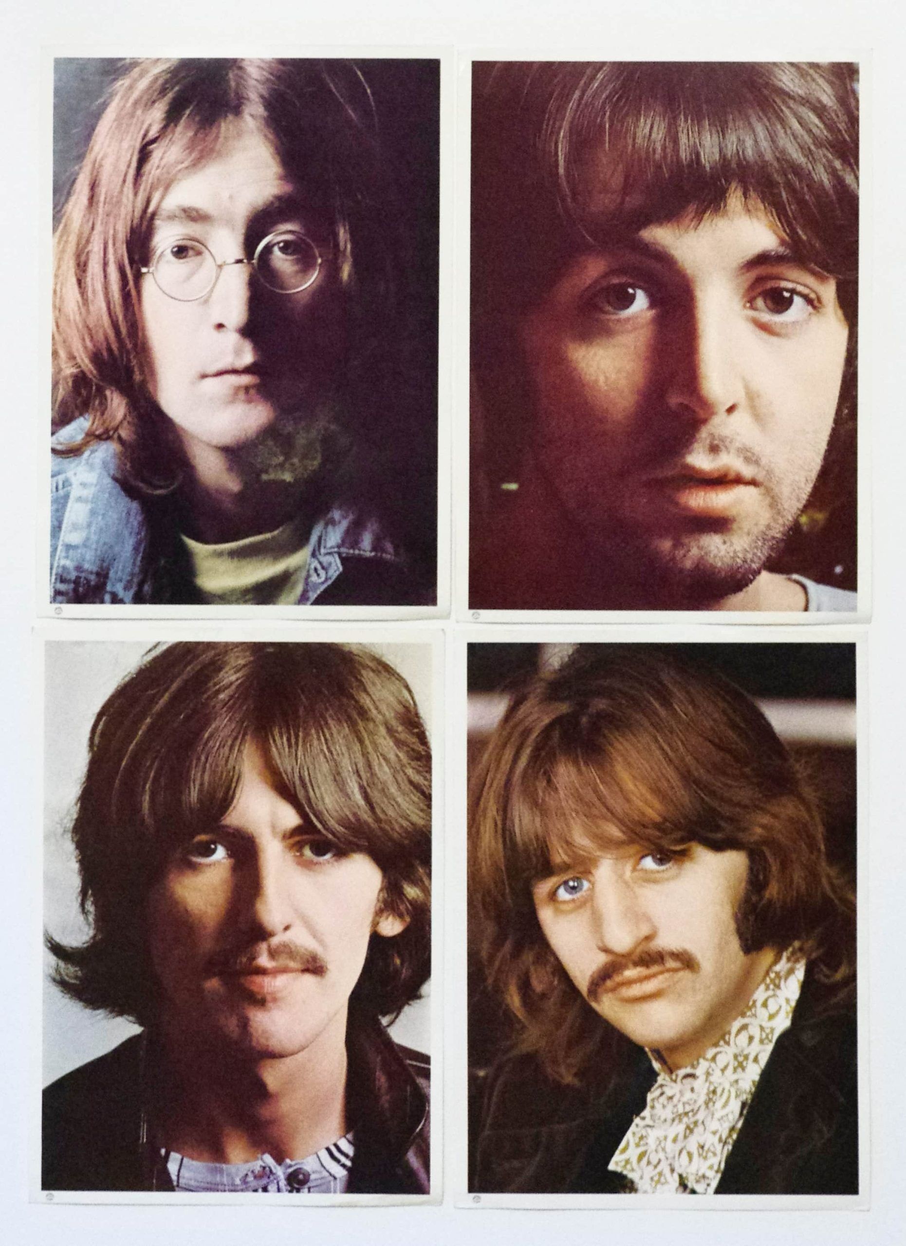 The Beatles Photo 1968 Portrait set of 4 John Kelly Vintage Original