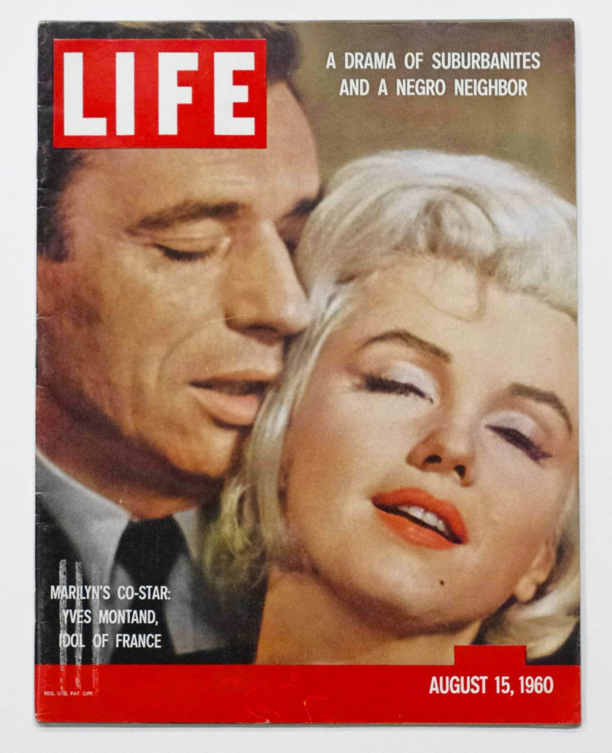 LIFE Magazine Back Issue 1960 August 15 Marilyn Monroe Yves Montand