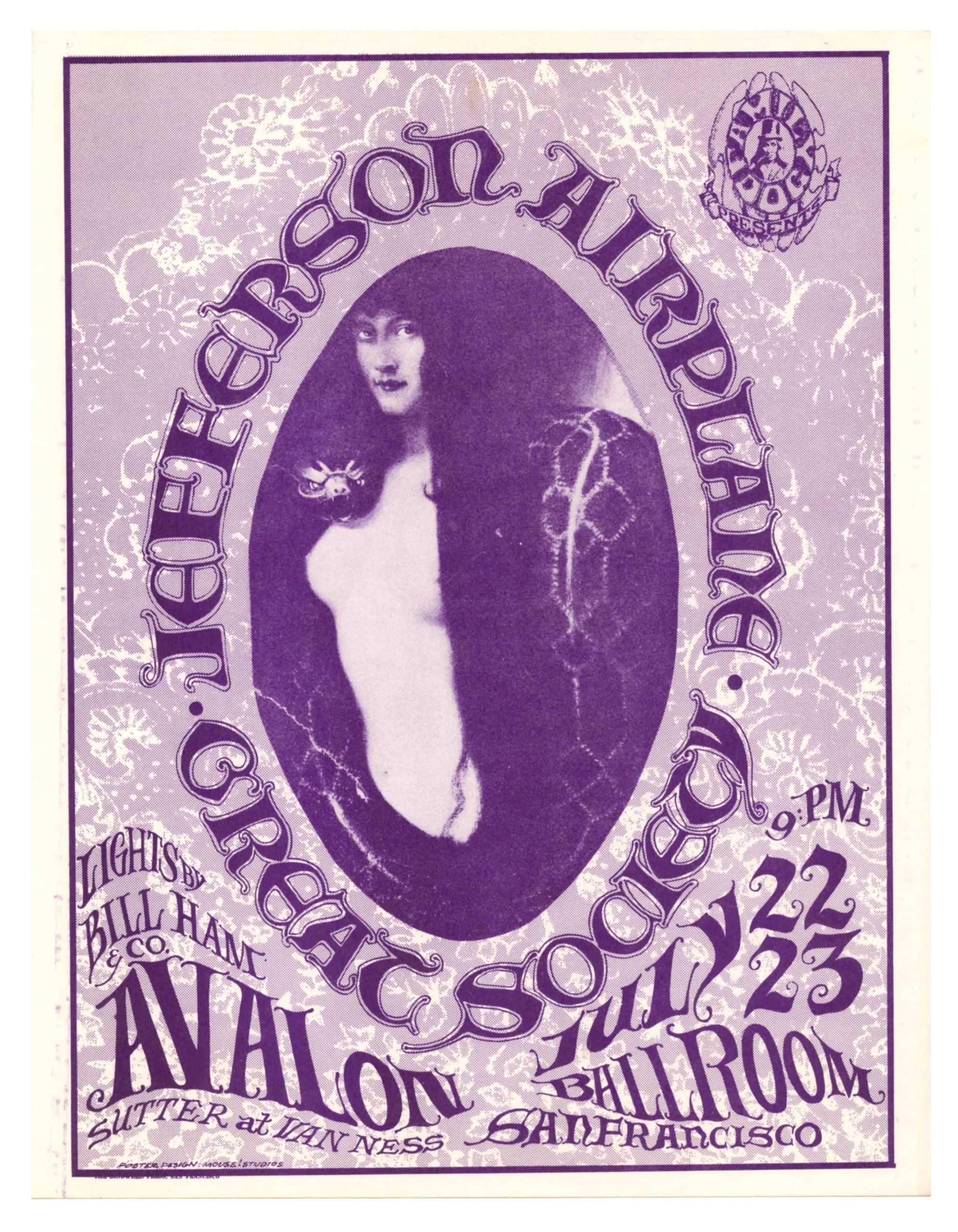 FD  17 Handbill Jefferson Airplane Great Society  1966 Jul 22 