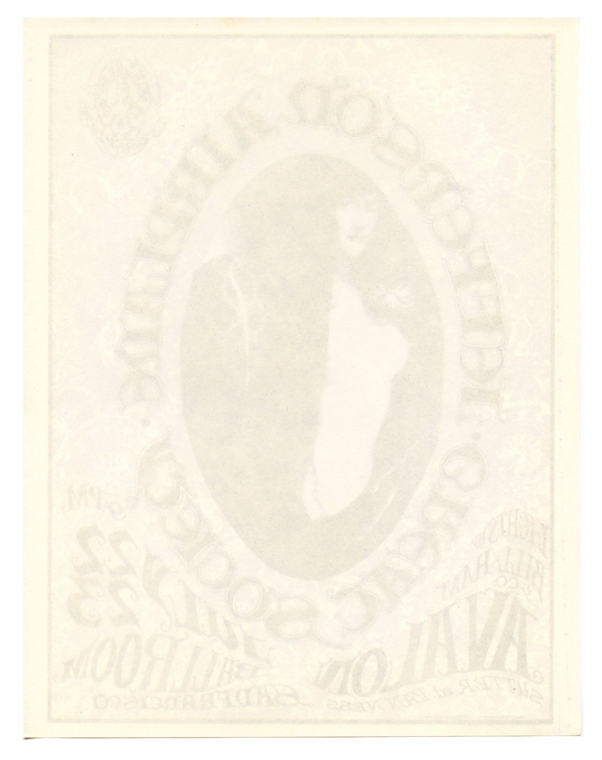 FD  17 Handbill Jefferson Airplane Great Society  1966 Jul 22 