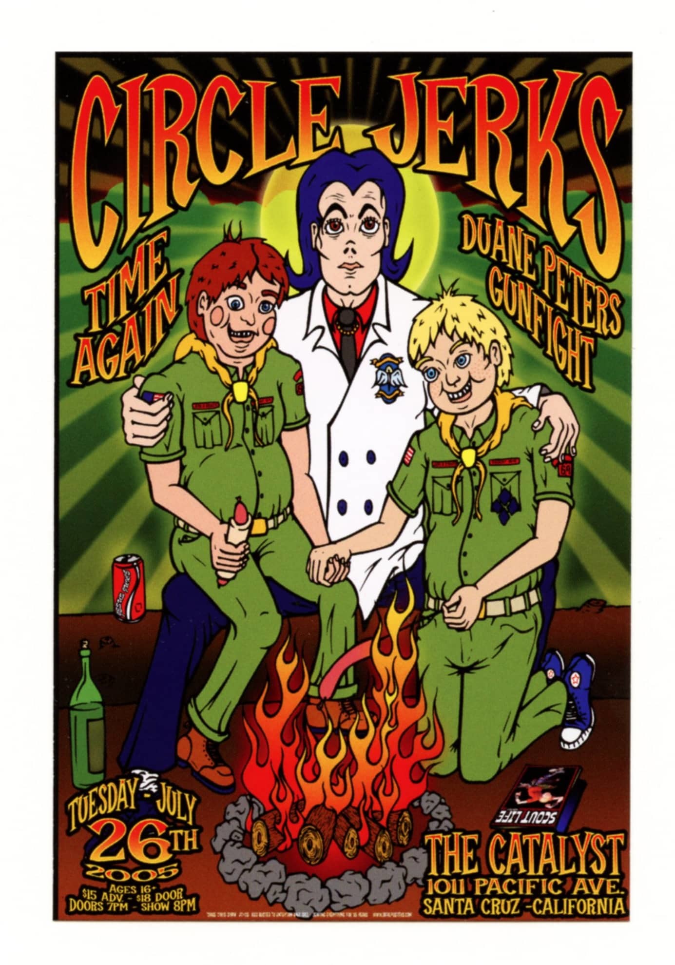 Circle Jerks Handbill 2005 Jul 26 The Catalyst Santa Cruz