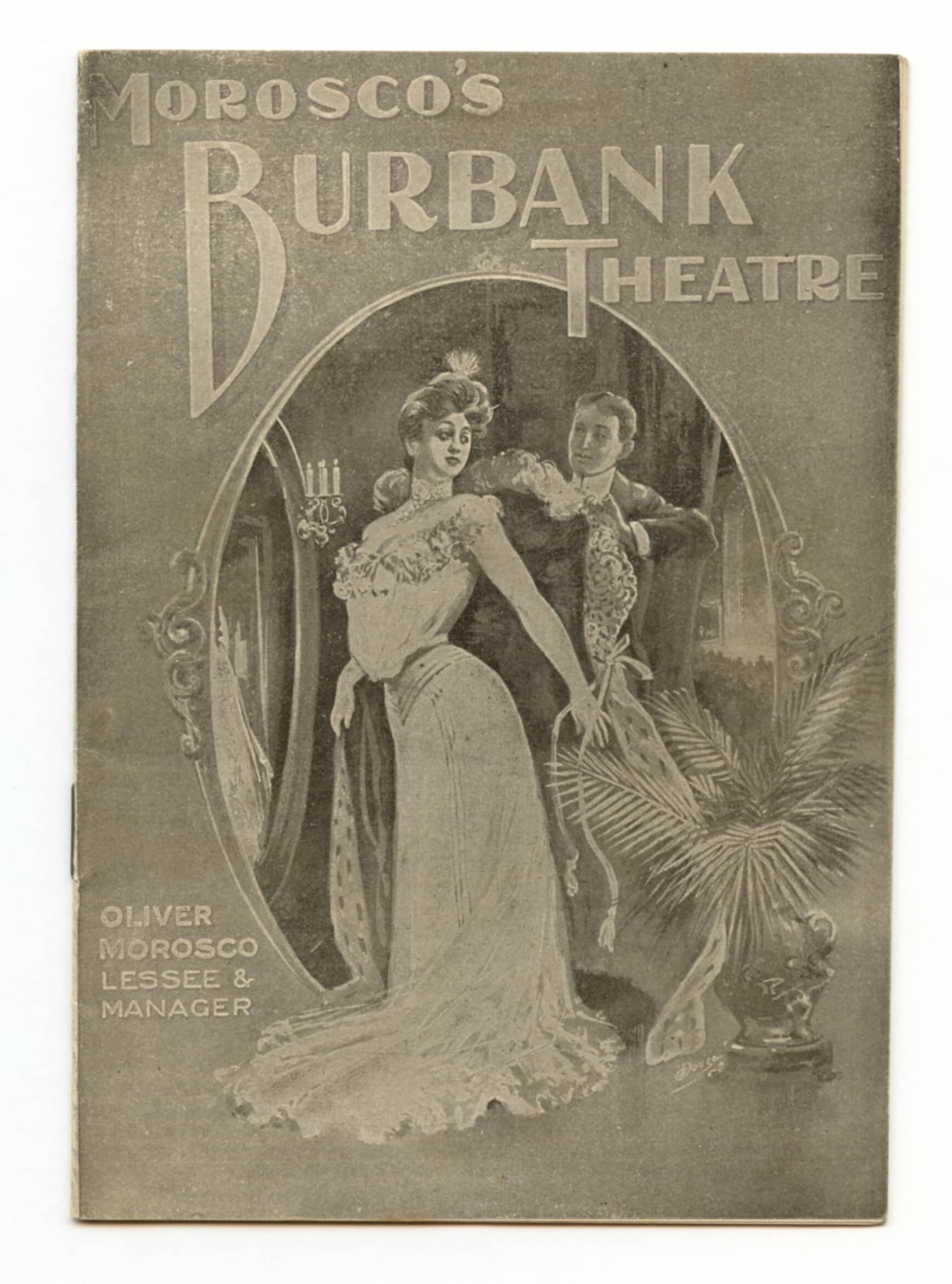 1906 Sherlock Holmes Playbill Oliver Morosco Burbank Theatre