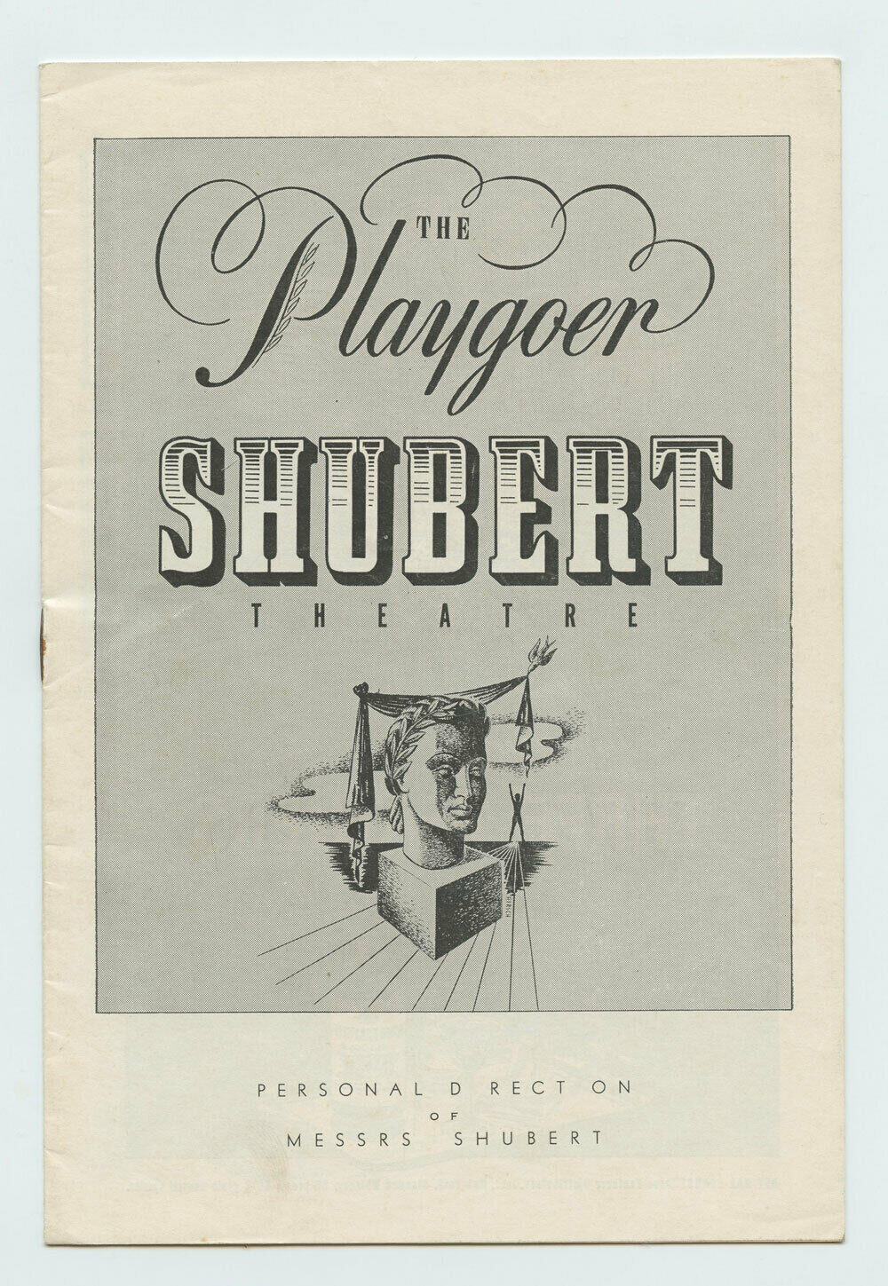 The Tempest Shubert Theatre Playbill Ticket stub 1944 Vera Zorina Canada Lee