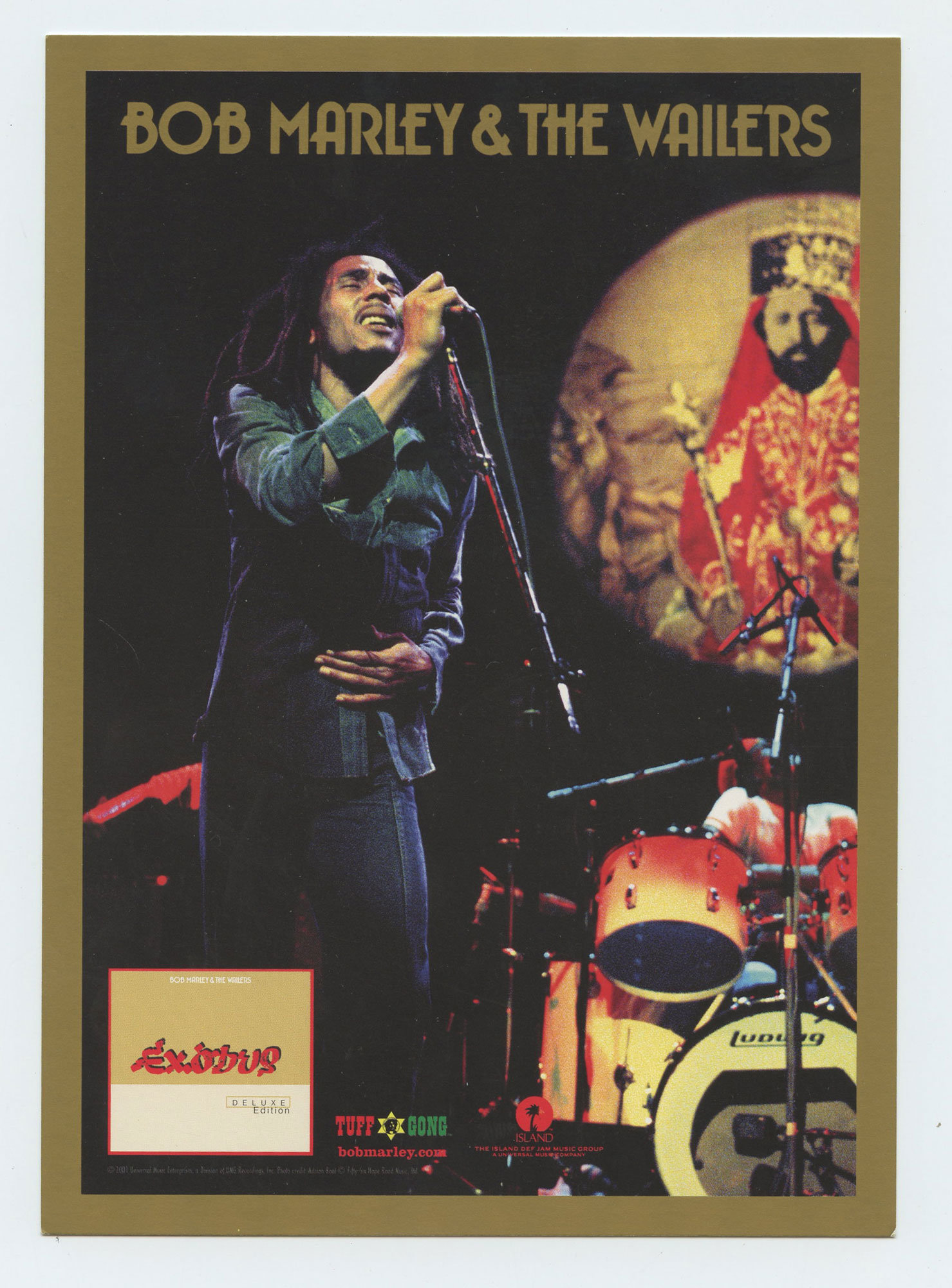 Bob Marley and The Wailers Postcard Exodus Album Promo Island Recording