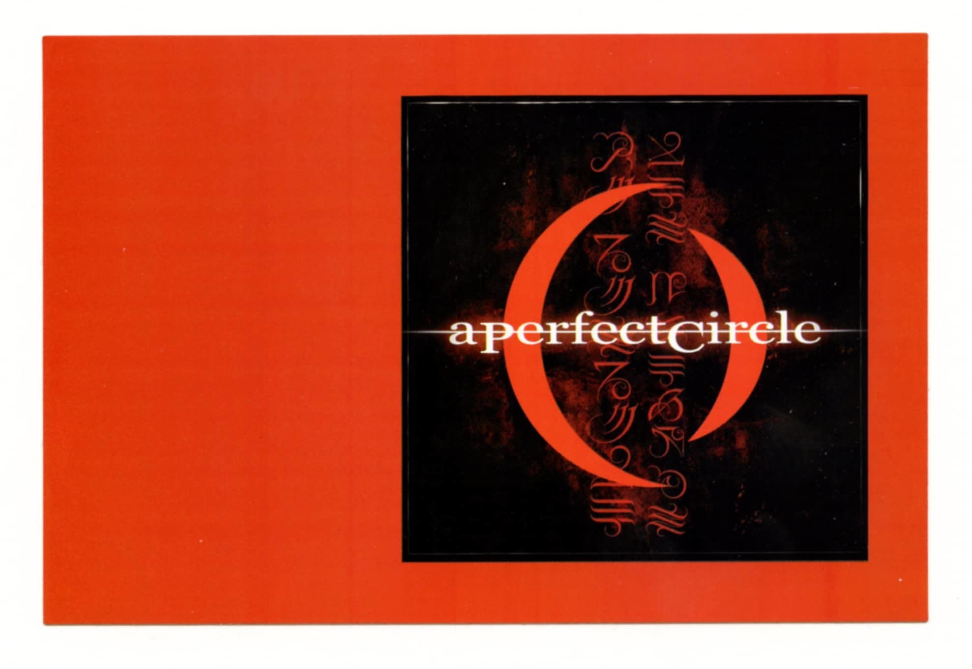 A Perfect Circle Postcard Mer De Noms Promotion 2000 Virgin Records