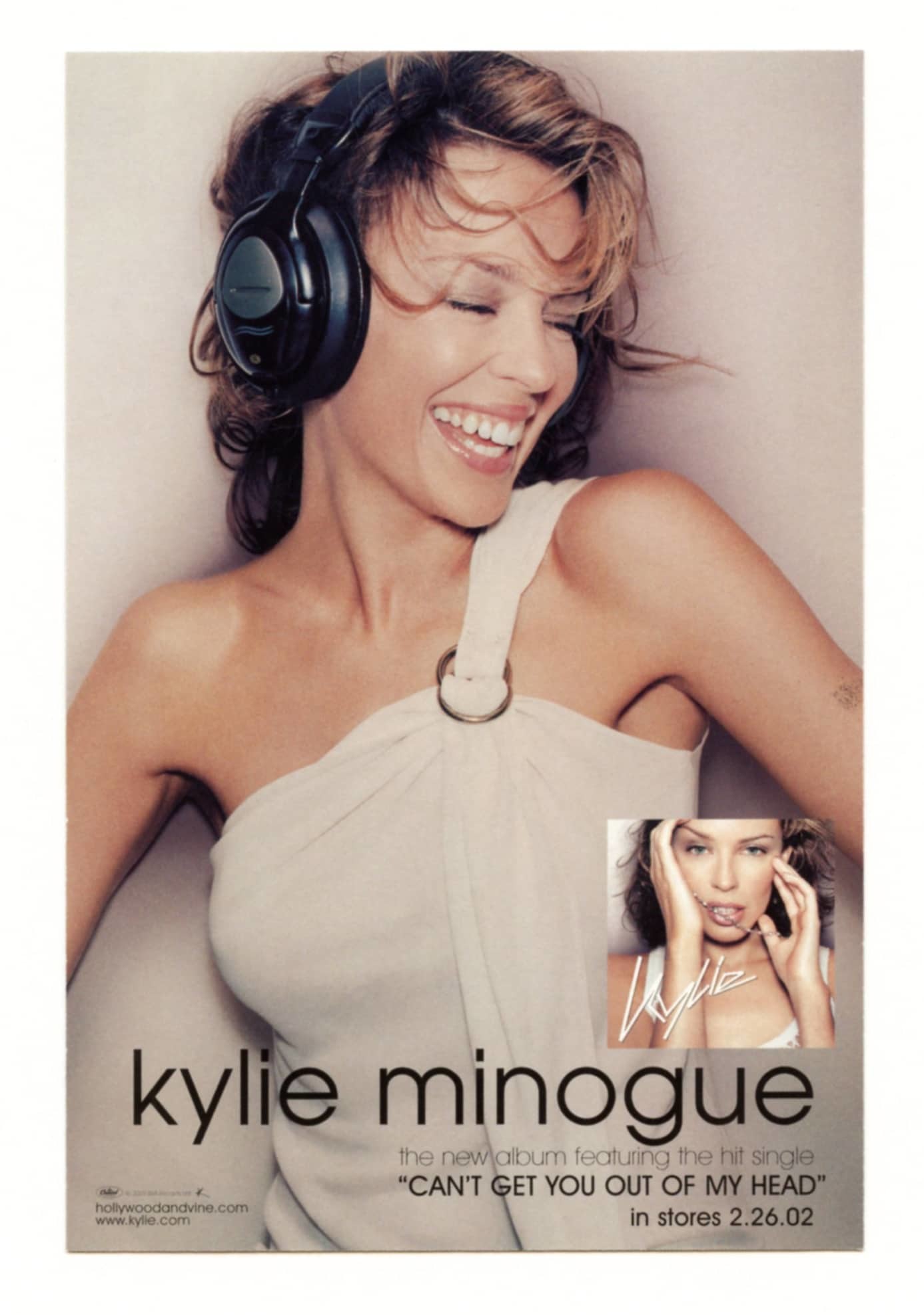 Kylie Minogue Handbill Can't Get You Out Of My Head Promo 2001 Capitol Records