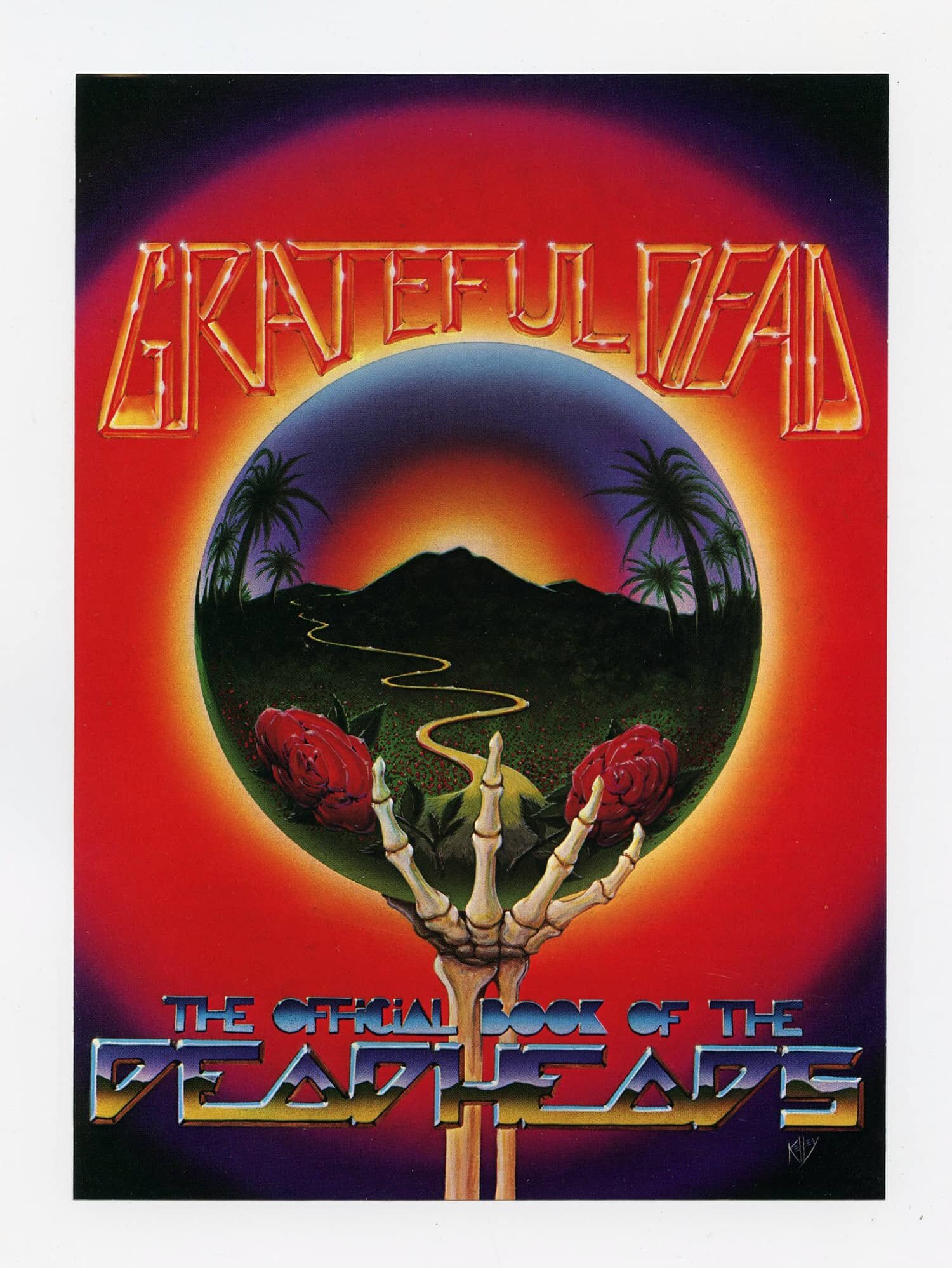 Grateful Dead 1985 Playing in the Band Book Promotion Postcard