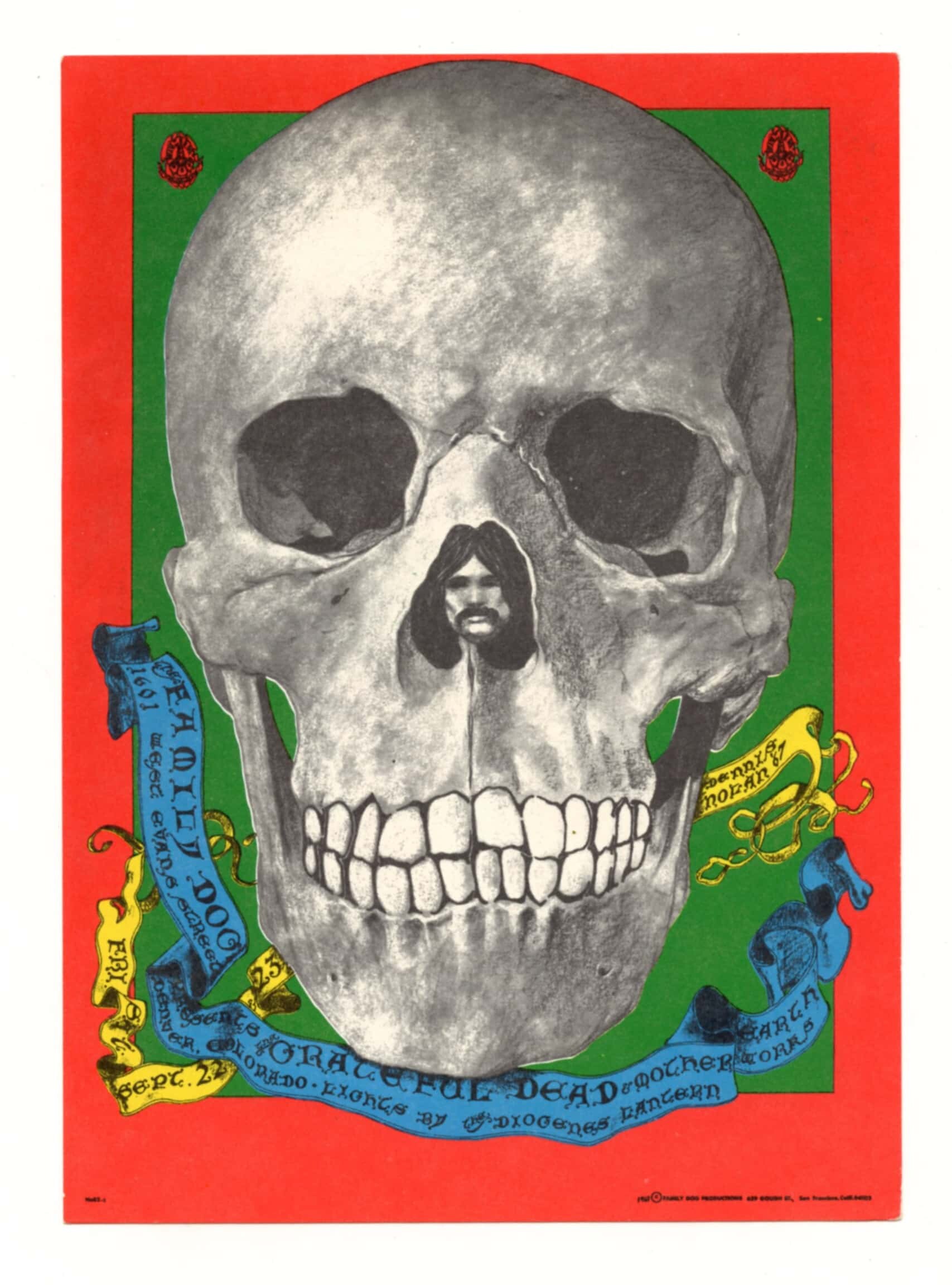 FD  82 Postcard Grateful Dead Mother Earth 1967 Sep 22 