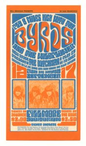 BG  28 Handbill The Byrds Wildflower 1966 Sep 16