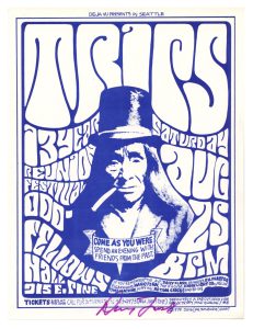 TRIPS Festival 13 Years Reunion Festival Handbill 1979 Daily Flash P.H. Phactor AOR 4.135 Doug Fast signed
