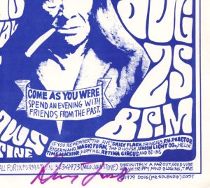 TRIPS Festival 13 Years Reunion Festival Handbill 1979 Daily Flash P.H. Phactor AOR 4.135 Doug Fast signed