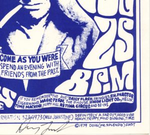 TRIPS Festival 13 Years Reunion Festival Handbill 1979 Daily Flash P.H. Phactor AOR 4.135 Doug Fast signed
