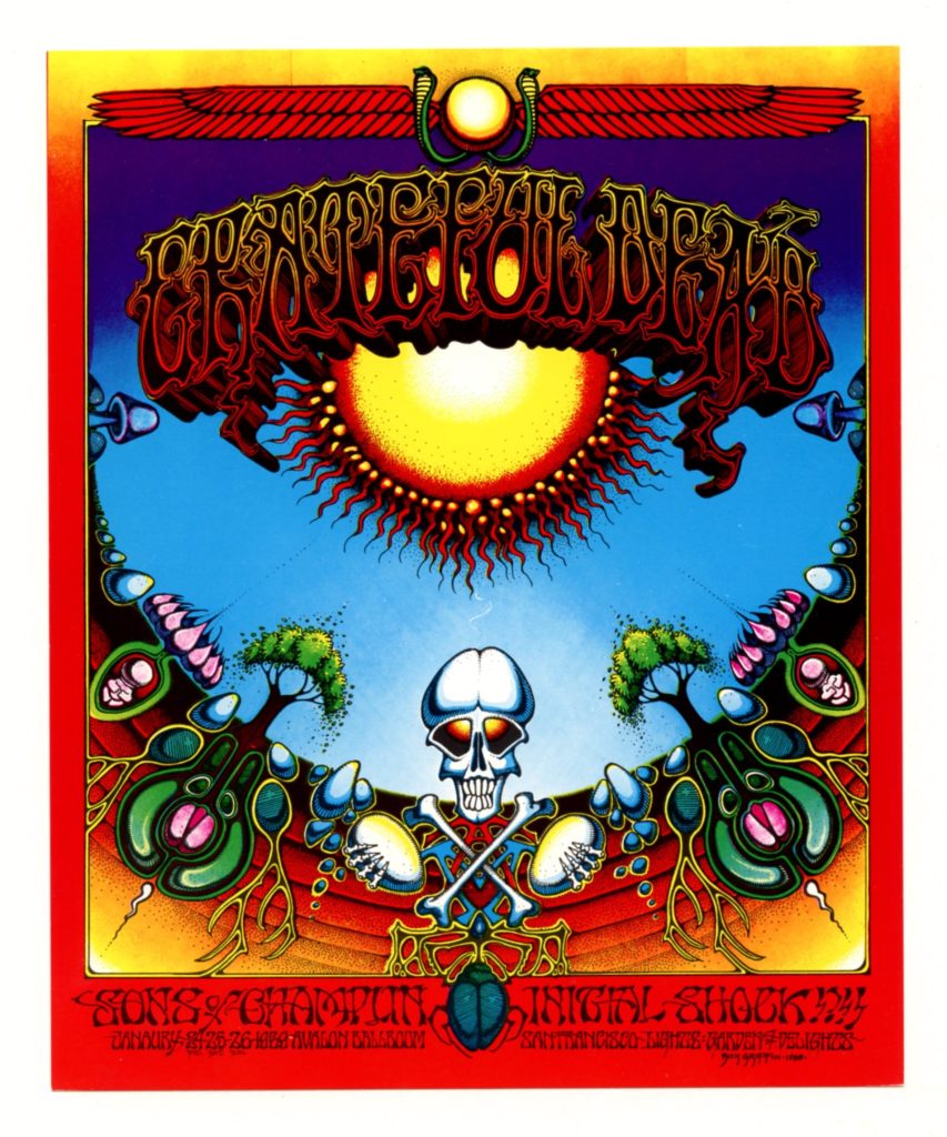 Grateful Dead Handbill AOR 2.24 Avalon Ballroom Rick Griffin 1969 Jan 24