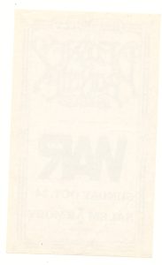 Delaney and Bonnie WAR Handbill Salem Armory 1971 Oct 21 Bruce Webber vf