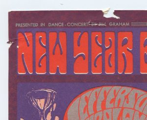 BG  37 Handbill Grateful Dead 1966 Dec 31 Very Fine