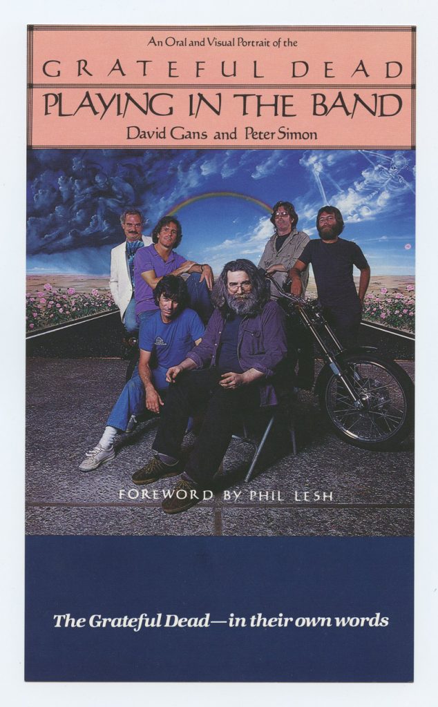 Grateful Dead Postcard 1985 Playing in the Band Book Release Promotion