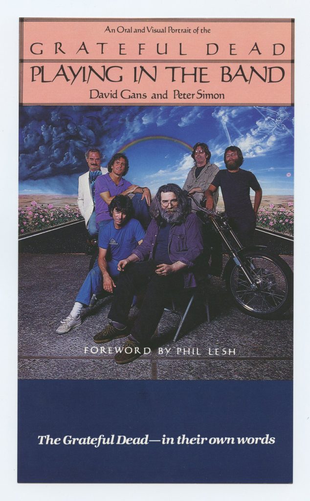 Grateful Dead Postcard 1985 Playing in the Band Book Sale Promotion