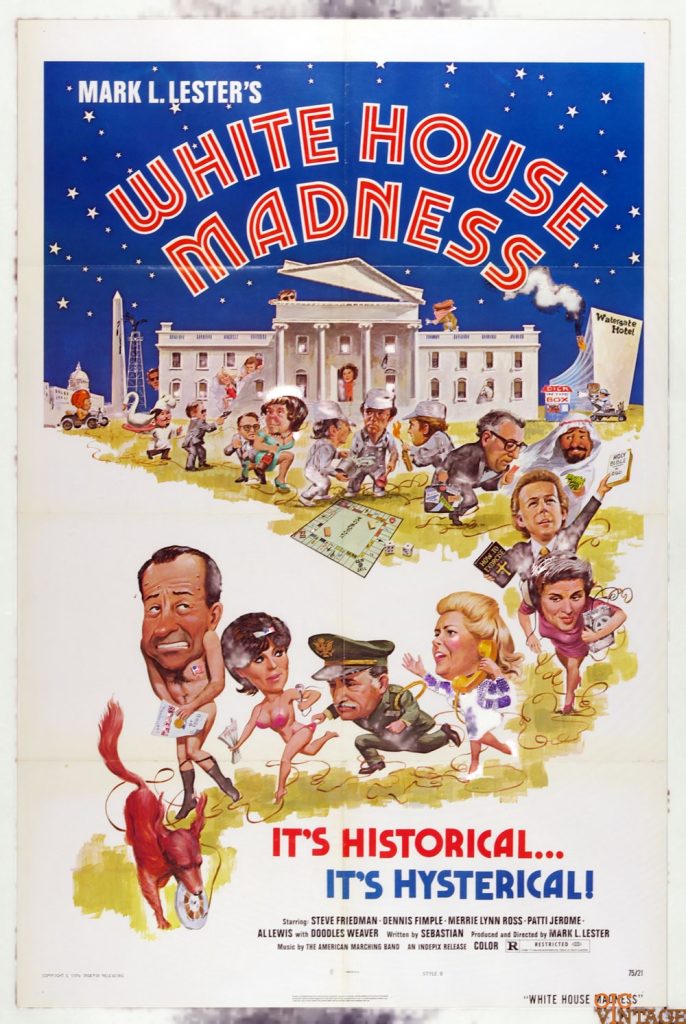 White House Madness Poster Movie Original Vintage 1975