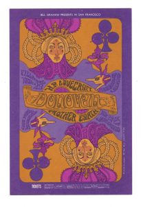 BG 94 Postcard Blank Back Donovan Mother Earth 1967 Nov 23
