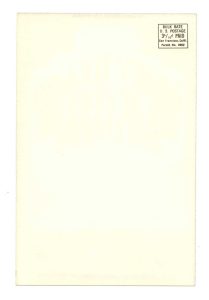 BG 155 Postcard Bulk Rated Led Zeppelin 1969 Jan 9
