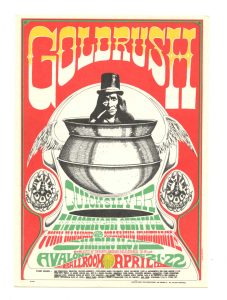 FD 58 Postcard Quicksilver Messenger Service 1967 April 21