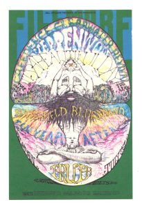 BG 127 Postcard Ad Back Creedence Clearwater Revival 1968 Jul 2