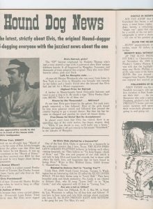 Elvis Presley Yearbook Hound Dog Tag Published 1960