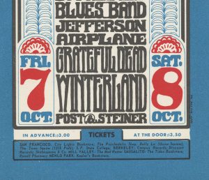 BG  30 Handbill Grateful Dead Jefferson Airplane 1966 Oct 7
