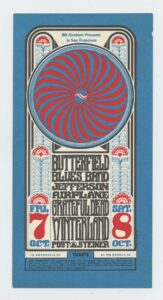 BG 30 Handbill Grateful Dead Jefferson Airplane 1966 Oct 7