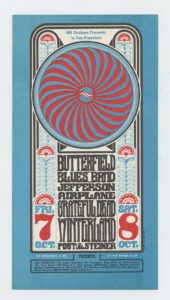BG  30 Handbill Grateful Dead Jefferson Airplane 1966 October