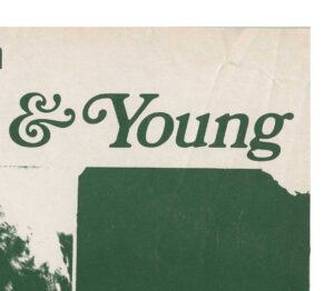 Crosby Stills Nash & Young Handbill 1969 Nov 28 Dallas Memorial Auditorium