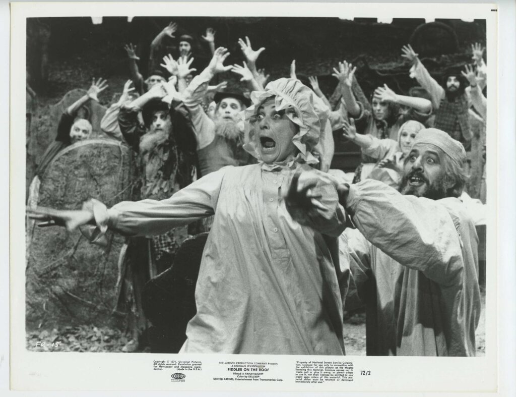 Patience Collier Norma Crane Topol Photo 1971 Fiddler on the Roof Original Vintage